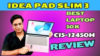 Lenovo Ideapad Slim 3 i5 12th Gen 12450H I🔥Best laptop for students Under 55000 [upl. by Viccora89]