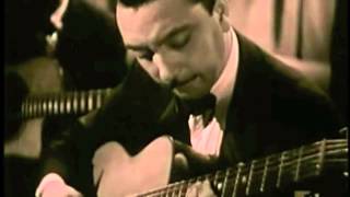 Django Reinhardt CLIP performing live 1945 [upl. by Meraree]