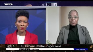 UIF Labour Centres to undergo inspection  Commissioner Teboho Maruping shares more [upl. by Boylston]