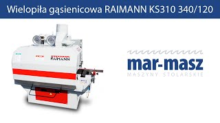 Wielopiła gąsienicowa RAIMANN KS310 340120  MarMasz  Woodworking Machines [upl. by Ynaffi]