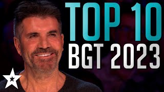 Britains Got Talent 2023 Top 10 BEST Auditions So Far [upl. by Lasko]