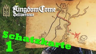 Uralte Karte 1 ★ KINGDOM COME DELIVERANCE ★ Schatzkarte GER  219 [upl. by Irpak594]