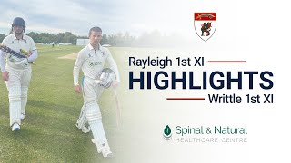 Highlights  Rayleigh 1st XI vs Writtle CC [upl. by Akiemaj430]