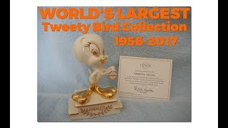 Worlds Largest Tweety Bird Collection  Massive Tweety Bird Collection from 19562017  FOR SALE [upl. by Atalante]