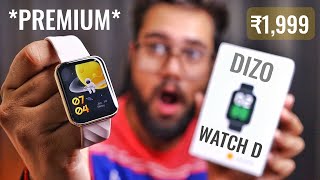 DIZO Watch D Review  ₹1999 Best Premium Smart Watch🔥😳 [upl. by Sacrod]