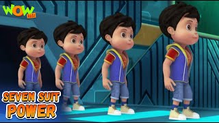 Seven Suit Compilation  06  Vir The Robot Boy  Cartoon for kids  wowkidz [upl. by Farrel]