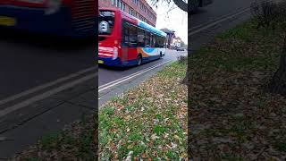 Camberley Buses  Enviro200 YX63 KFE 36916 Departing Camberley Station on the 1500 2 to Farnborough [upl. by Hymie461]