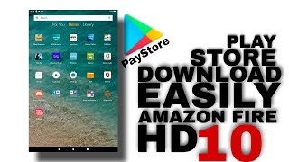 How to download Google play store in Amazon fire HD 10 11th gen latest version of Amazon fire [upl. by Giacamo]