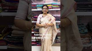 TISSUE KORA WITH EMBROIDERY Sarees very exclusive collection [upl. by Mortensen]