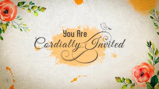 Unique Marriage Invitation  Save the date video  Enna Solla Pogirai BGM  Inspire Studio [upl. by Norad]