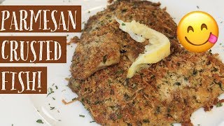 15 MINUTE DINNER  PARMESAN CRUSTED FISH [upl. by Maggy]