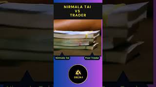 NIrmala Tai Vs Trader tradingstrategy intradaystrategy rakeshjhujhunwala nirmalasitharaman fun [upl. by Gizela355]