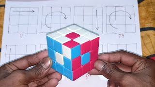 3 by 3 cube me parten cube formula and trick cube formula video Jakircube20 [upl. by Enajyram]