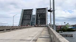 Stickney Point Bascule Bridge — Siesta Key FL [upl. by Yraeht758]