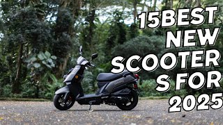 15 Best New Scooters For 2025  19Bozzy92 ​⁠ TopGear  techzone [upl. by Laing799]