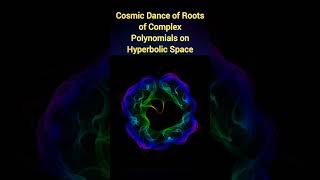 Cosmic Dance of Roots of Polynomial Roots on Hyperbolic Space maths mathematics [upl. by Enalda455]