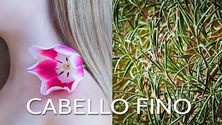 Cómo engrosar tu cabello fino y débil con solo dos ingredientes [upl. by Amero490]