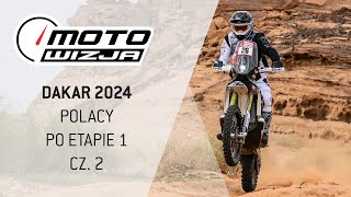 Rajd Dakar 2024  Polacy w Arabii Saudyjskiej raport po pierwszym etapie część 2 [upl. by Sikleb]