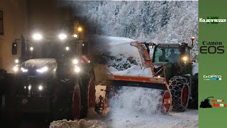 SchneefräsenFirma MeierFendt 1050Fendt 724WestaSchmid SF 1100KaiserAlpenstadt Bludenz [upl. by Donnie750]