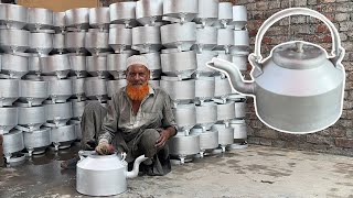 Crafting the Perfect Tea Kettle A StepbyStep GuideMaking Tea Kettles from Recycled Aluminum [upl. by Hepsoj]