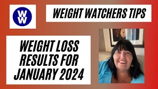 Weight Loss for January  Tips For Weight Watchers Success [upl. by Nomead]