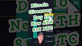 Bitcoin Giveaway Day 10 New ATH 81K BTC giveaway satoshis bitcoinrevolution [upl. by Neraj268]