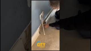 How to remove a radiator and install Thermaskirt plumber installs new central heating [upl. by Engel]