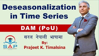 Deseasonalization in Time series [upl. by Oly]