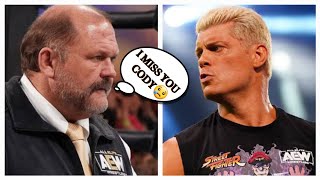 Arn Anderson on Cody Rhodes  wwe raw highlights aew dynamite highlights hangman page jon moxley mjf [upl. by Groh]