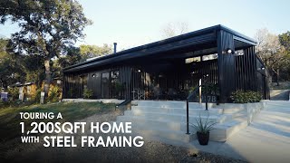 1200sqft Kit Home built with PreAssembled Steel Framing [upl. by Hploda]