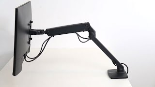 Ergotron MXV Desk Monitor Arm Easy Installation [upl. by Esma]