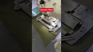 Sancak Fleto tekstil sewing machinesewing [upl. by Ynittirb]