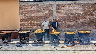 GASTRONOMÍA MICHOACANA Barbacoa a la PENCA desde cero en TARIMBARO [upl. by Ikik]