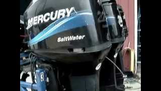 2003 MERCURY DFI 225 HP 2 STROKE OUTBOARD MOTOR 25quot SHAFT [upl. by Zerat633]