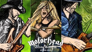 Motörhead  Greedy Bastards Official Video [upl. by Adelaida386]