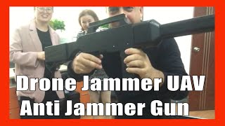 Drone Jammer Gun UAV Pistola Anti Drones Bloqueadores de señal Wifi [upl. by Randa799]