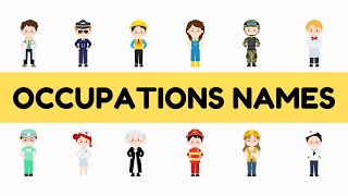 Occupations Names  Educational Video for Kids [upl. by Eiramit]