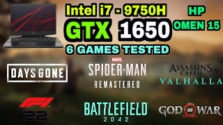 HP Omen 15  Tested 6 Games  GTX 1650  i7 9750H [upl. by Janith35]