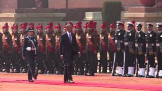 Ceremonial welcome of President Barack Obama of the United States of America [upl. by Uhn]