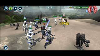 SWGOH RotE TB  Kashyyk  GAS501st vs Mara Jade 12 [upl. by Krystalle]