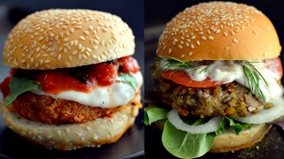 6 Veggie Burger Recipes Vegan [upl. by Ahcsatan]