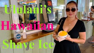 Best Ululani’s Hawaiian Shave Ice in Maui Hawaii USA  Oluwalu Fruit Stand  DAY 1  Cali Que Em [upl. by Surdna38]