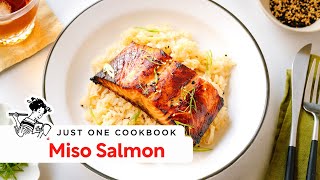 The Best Easy Miso Salmon Recipe 味噌サーモンの作り方 [upl. by Ellenrahc]