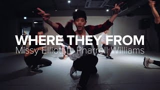 Where They From  Missy Elliott feat Pharrell Williams  Bongyoung Park Choreography [upl. by Aleek]