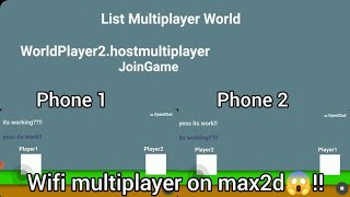 Wifi multiplayer in Max2d release😱😱😱 [upl. by Nitas]