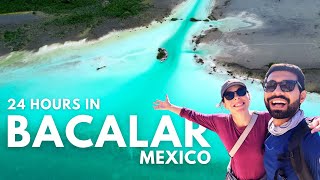 3 HOURS from TULUM BACALAR IS MEXICOS HIDDEN GEM  travel vlog [upl. by Elwood]