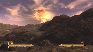 fallout new vegas lonesome road nuke ncr ending [upl. by Kerwon]