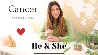 CANCER ❤️THEY FEEL amp UNDERSTAND YOU MORE THAN YOU THINK  February 2024 Tarot Reading [upl. by Cody]