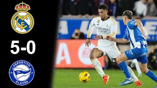 Real Madrid vs Deportivo Alaves 50  Laliga 2024 Highlights [upl. by Aicak999]