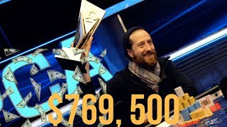 Poker Player Steve ODwyer Wins the PCA 2018 50K Poker Tournament for 769500 [upl. by Pillihpnhoj96]